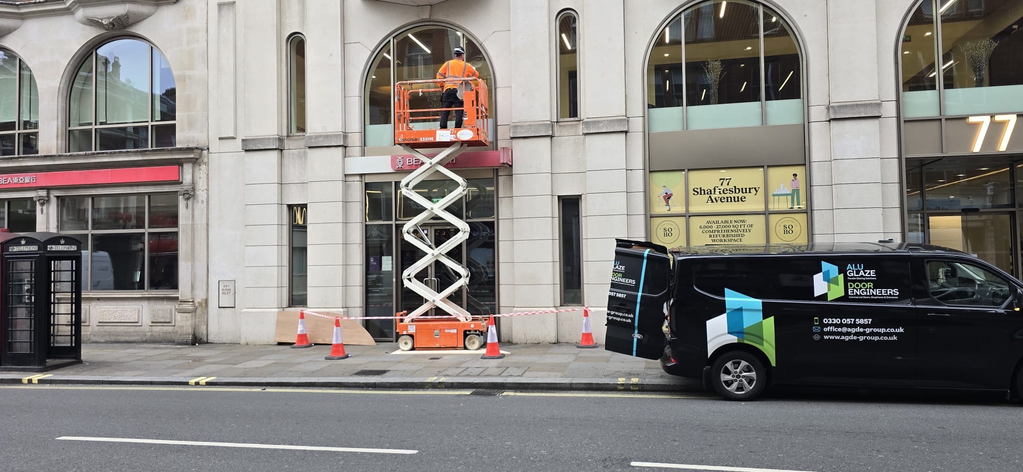 Commercial glazing inspection and façade survey
