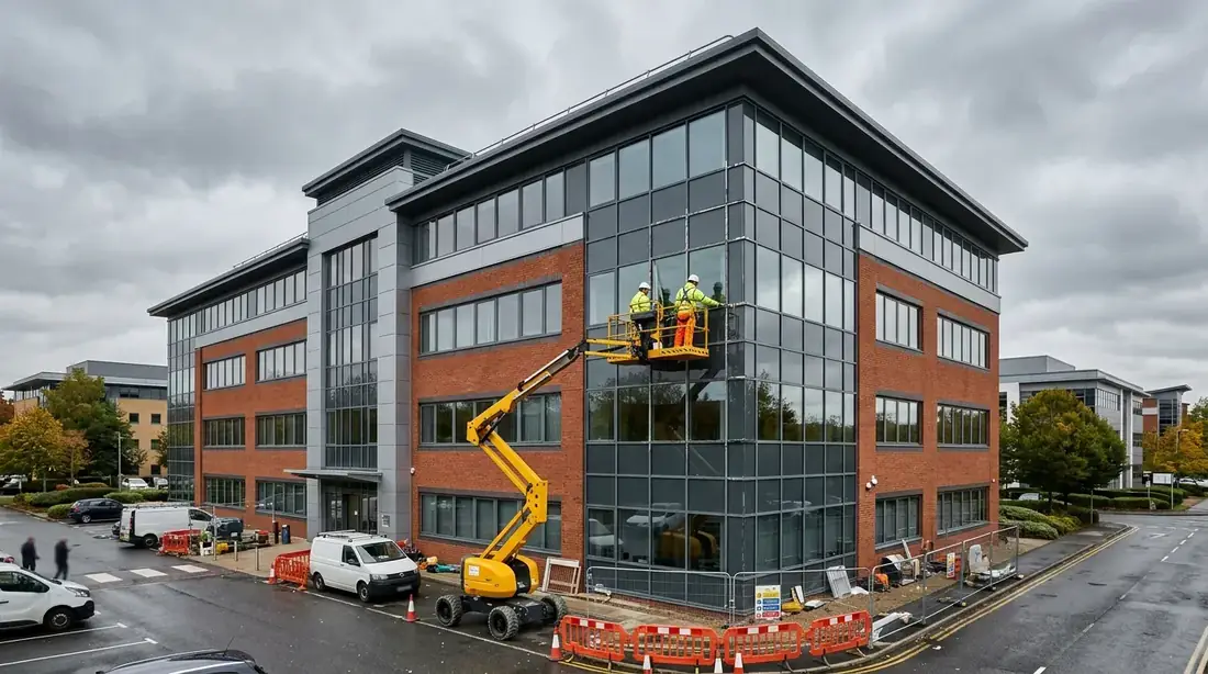 Glass façade repair and restoration